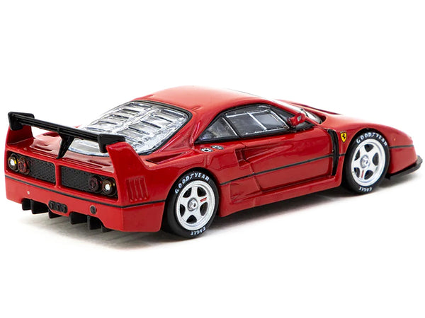 Ferrari F40 LM Red "Road64" Series 1/64 Diecast Model Car by Tarmac Works