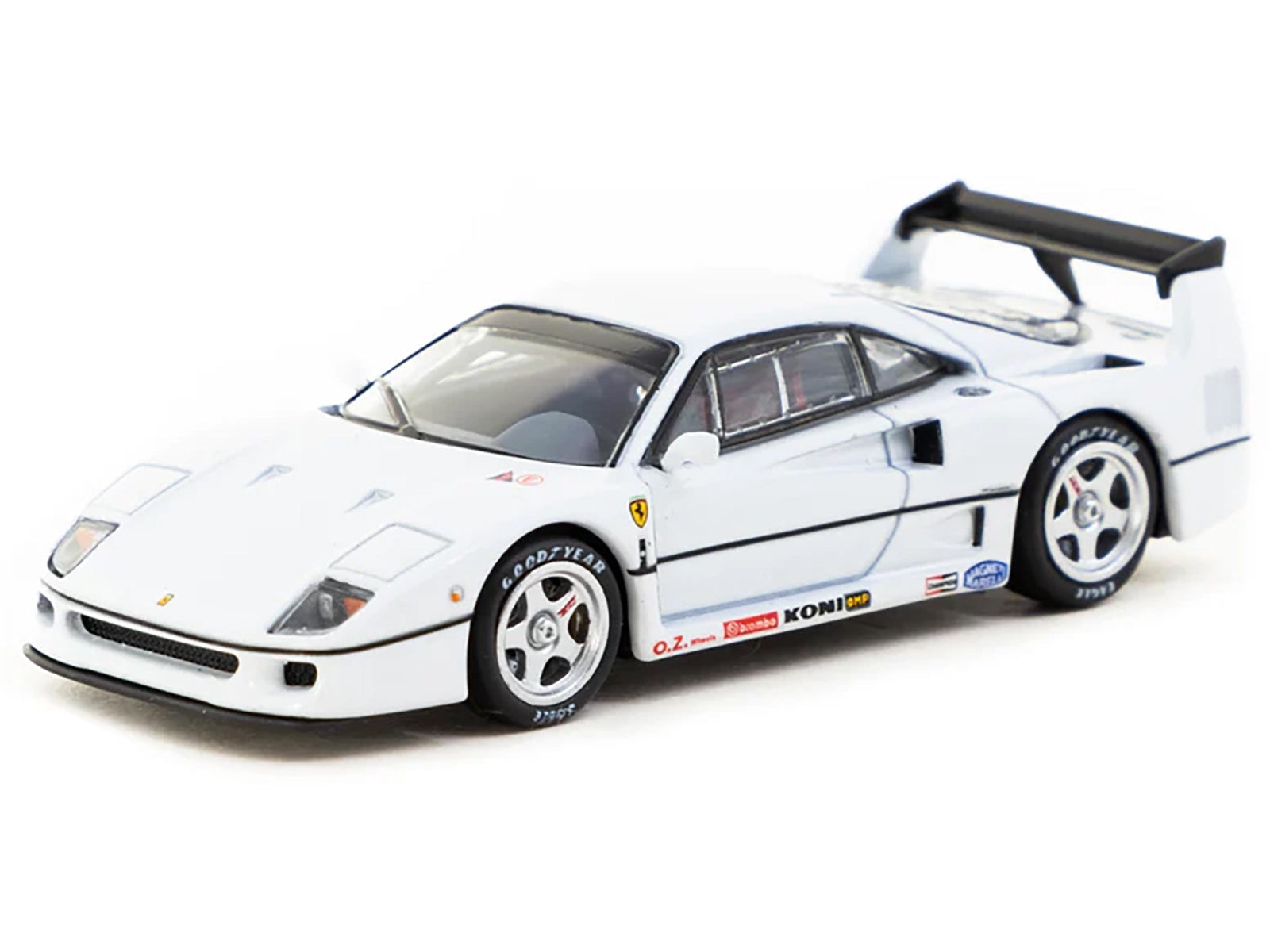 Ferrari F40 White "Road64" Series 1/64 Diecast Model Car by Tarmac Works