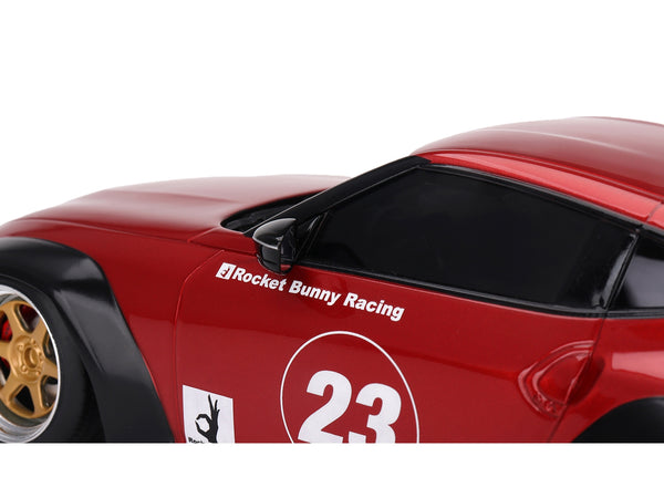 Nissan Z (RZ34) #23 Passion Red Metallic "Pandem - Rocket Bunny" 1/18 Model Car by Top Speed
