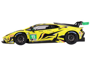 Lamborghini Huracan GT3 EVO2 #19 Raffaele Giammaria - Rolf Ineichen - Franck Perera - Claudio Schiavoni "Iron Lynx" IMSA GTD "24 Hours of Daytona" (2023) 1/18 Model Car by Top Speed