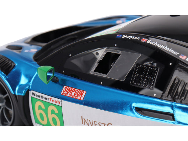 Acura NSX GT3 EVO22 #66 Till Bechtolsheimer - Mario Farnbacher - Marc Miller - Kyffin Simpson "Gradient Racing" IMSA GTD "24 Hours of Daytona" (2022) 1/18 Model Car by Top Speed