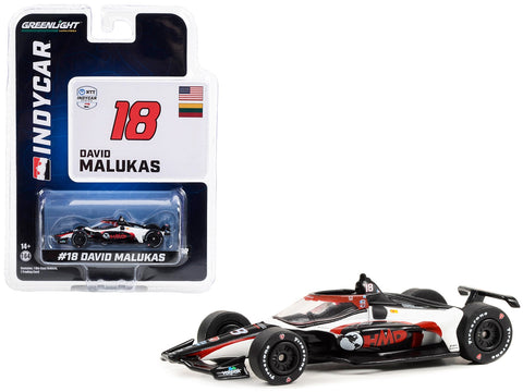 Dallara IndyCar #18 David Malukas "HMD Trucking" Dale Coyne Racing with HMD Motorsports "NTT IndyCar Series" (2023) 1/64 Diecast Model Car by Greenlight