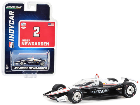 Dallara IndyCar #2 Josef Newgarden "Hitachi" Team Penske "NTT IndyCar Series" (2023) 1/64 Diecast Model Car by Greenlight