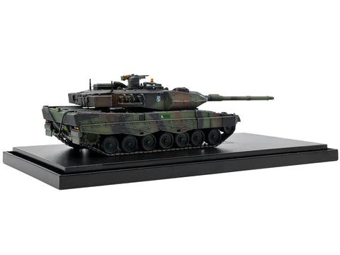 Dutch Royal Netherlands Army Leopard 2A6NL Main Battle Tank  Woodland Camouflage 1/72 Diecast Model by Panzerkampf