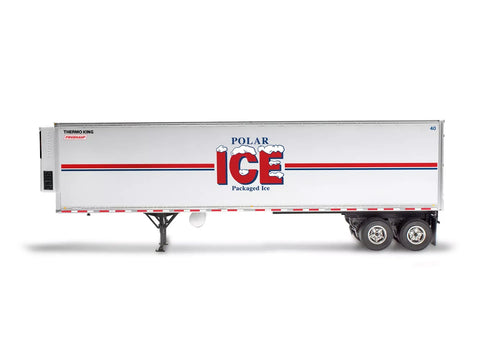 Level 4 Model Kit Fruehauf 40' Refrigerated Trailer "Polar ICE" 1/32 Scale Model by Revell