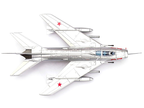 Mikoyan-Gurevich MiG-19S Farmer C Fighter Plane "Voyenno Vozdushnye Sily (Soviet Air Force Red 37)" "Wing" Series 1/72 Diecast Model by Panzerkampf