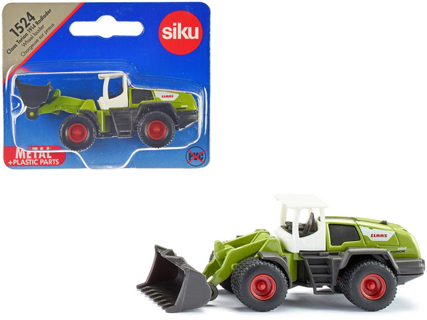 Claas Torion 1914 Wheel Loader Green with White Top Diecast Model by Siku