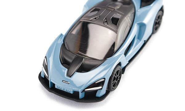 McLaren Senna Blue with Black Top Diecast Model Car by Siku
