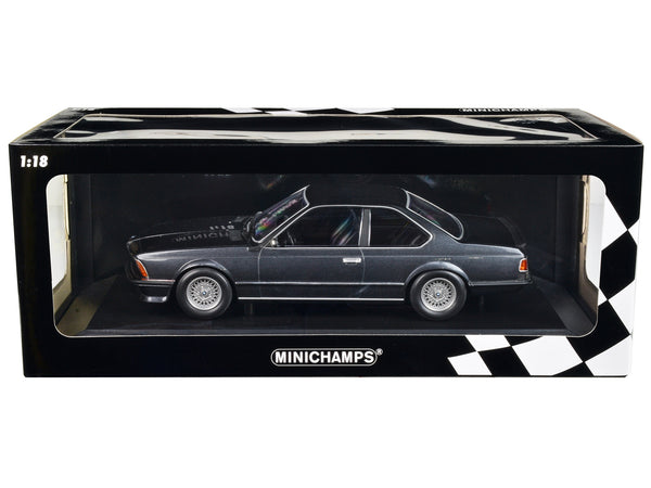 1982 BMW 635 CSi Gray Metallic 1/18 Diecast Model Car by Minichamps