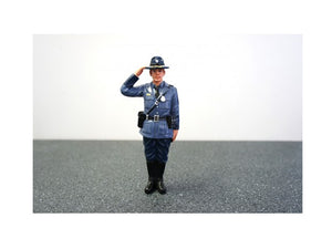 State Trooper Brian Figure For 1:24 Diecast Model Cars by American Diorama