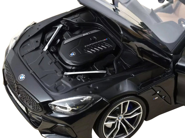 2019 BMW Z4 Convertible Black Metallic 1/18 Diecast Model Car by Norev