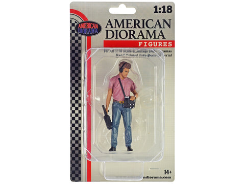 "On-Air" Figure 4 for 1/18 Scale Models by American Diorama