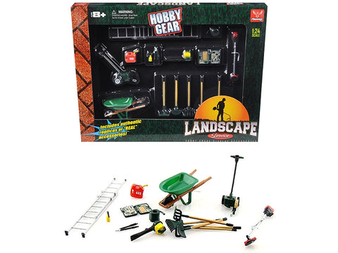 "Landscape Service" Accessories Set for 1/24 Scale Models by Phoenix Toys