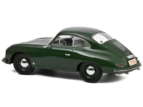 1954 Porsche 356 Coupe Green with White Interior 1/18 Diecast Model Car by Norev