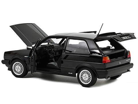 1989 Volkswagen Golf GTI Match Black Metallic 1/18 Diecast Model Car by Norev