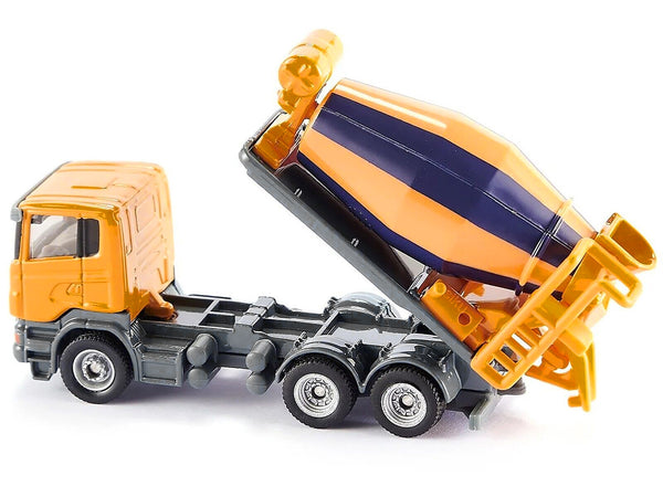 Scania Mixer Truck Yellow 1/87 (HO) Diecast Model by Siku