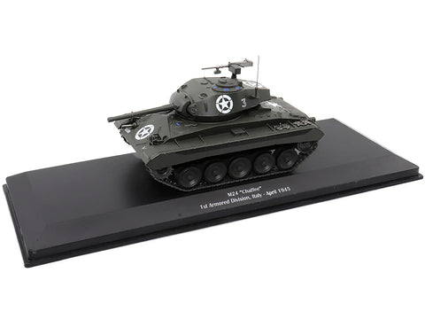 M24 "Chaffee" Tank #3 "U.S.A. 1st Armored Division Italy April 1945" 1/43 Diecast Model by AFVs of WWII