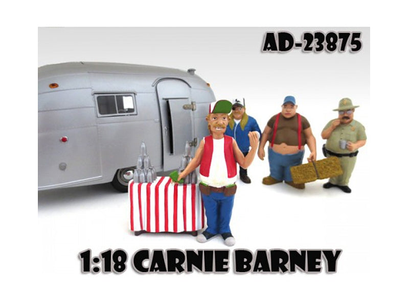 Carnie Barney "Trailer Park" Figure For 1:18 Diecast Model Cars by American Diorama