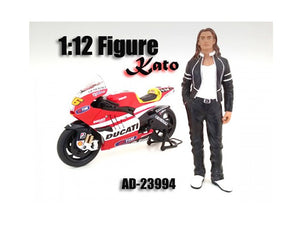 Biker Kato Figure / Figure For 1:12 Scale Motorcycles by American Diorama