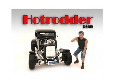 "Hotrodders" Derek Figure For 1:18 Scale Models by American Diorama