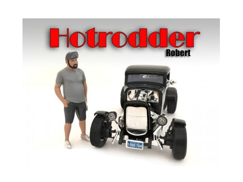 "Hotrodders" Robert Figure For 1:18 Scale Models by American Diorama