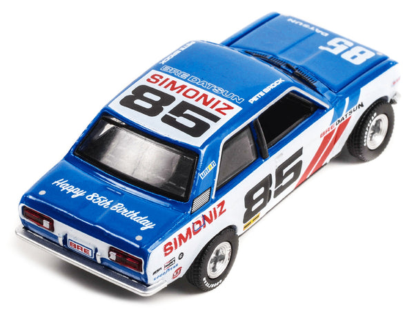 1972 Datsun 510 #85 BRE (Brock Racing Enterprises) "Happy 85th Birthday Peter Brock" "Hobby Exclusive" 1/64 Diecast Model Car by Greenlight