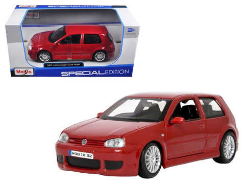 Volkswagen Golf R32 Red 1/24 Diecast Model Car by Maisto