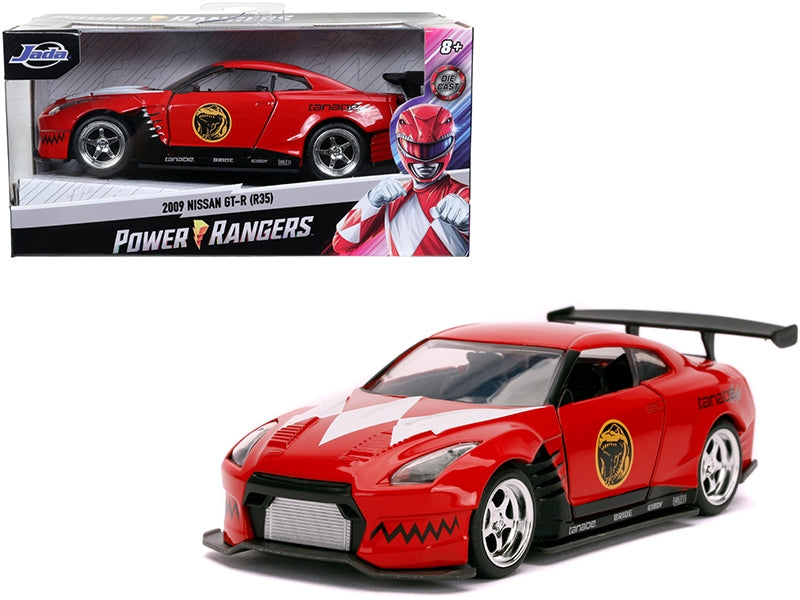 2009 Nissan GT-R (R35) Red Red Ranger's "Power Rangers" 1/32 Diecast Model Car by Jada