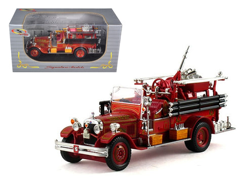 1931 Seagrave Fire Engine Truck Red 1/32 Diecast Model by Signature Models