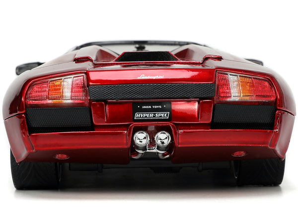 Lamborghini Murcielago Roadster Red Metallic "Hyper-Spec" Series 1/24 Diecast Model Car by Jada