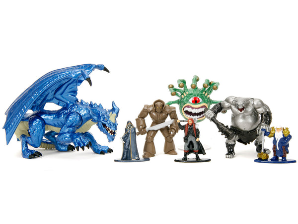 "Dungeons and Dragons" Set of 7 Diecast Figures by Jada