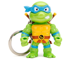 Set of 4 Diecast Figure Key Chains "Teenage Mutant Ninja Turtles" TV Series "Metalfigs" Series Diecast Models by Jada