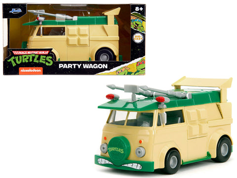 Party Wagon Green and Beige "Teenage Mutant Ninja Turtles" "Hollywood Rides" Series Diecast Model Car by Jada