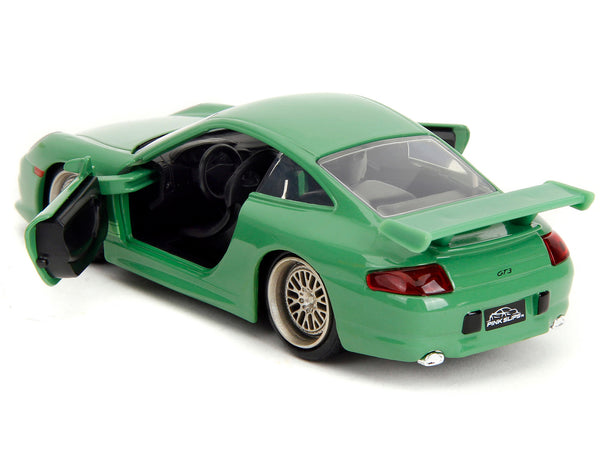 Porsche 911 GT3 (996) Green "Pink Slips" Series 1/32 Diecast Model Car by Jada