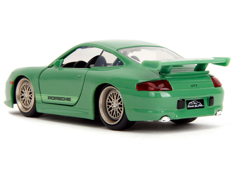 Porsche 911 GT3 (996) Green "Pink Slips" Series 1/32 Diecast Model Car by Jada