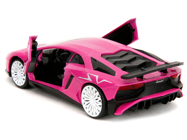 Lamborghini Aventador SV Pink "Pink Slips" Series 1/32 Diecast Model Car by Jada