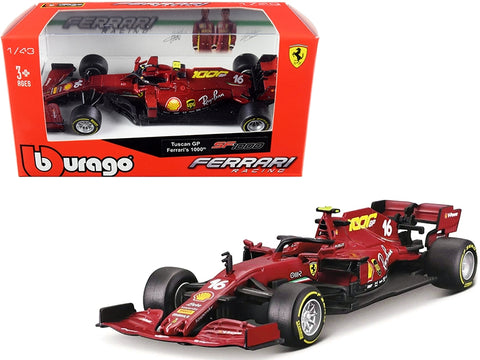 Ferrari SF1000 #16 Charles Leclerc Tuscan GP Formula One F1 (2020) "Ferrari's 1000th Race" 1/43 Diecast Model Car by Bburago