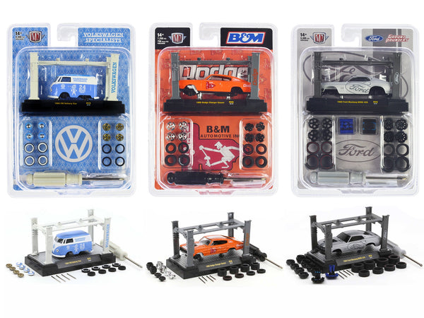 Model Kit 3 piece Car Set Release 59 Limited Edition to 8000 pieces Worldwide 1/64 Diecast Model Cars by M2 Machines