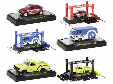 Model Kit 3 piece Car Set Release 62 Limited Edition to 9600 pieces Worldwide 1/64 Diecast Model Cars by M2 Machines