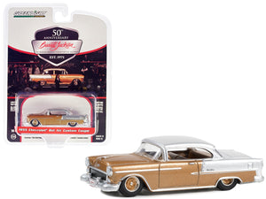 1955 Chevrolet Bel Air Custom Coupe Rose Gold Metallic and Silver Metallic with Gold Interior (Lot #1275.1) Barrett Jackson "Scottsdale Edition" Series 12 1/64 Diecast Model Car by Greenlight