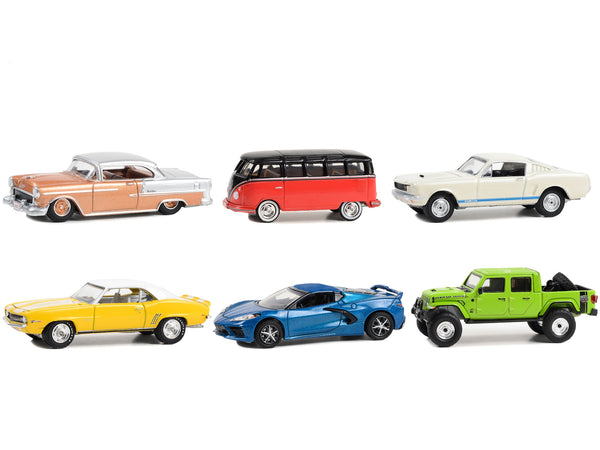 Barrett Jackson "Scottsdale Edition" Set of 6 Cars Series 12 1/64 Diecast Model Cars by Greenlight
