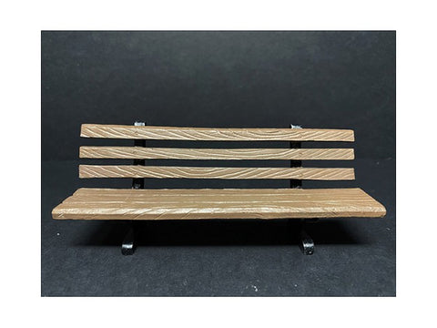 Park Bench 2 piece Accessory Set for 1/24 Scale Models by American Diorama