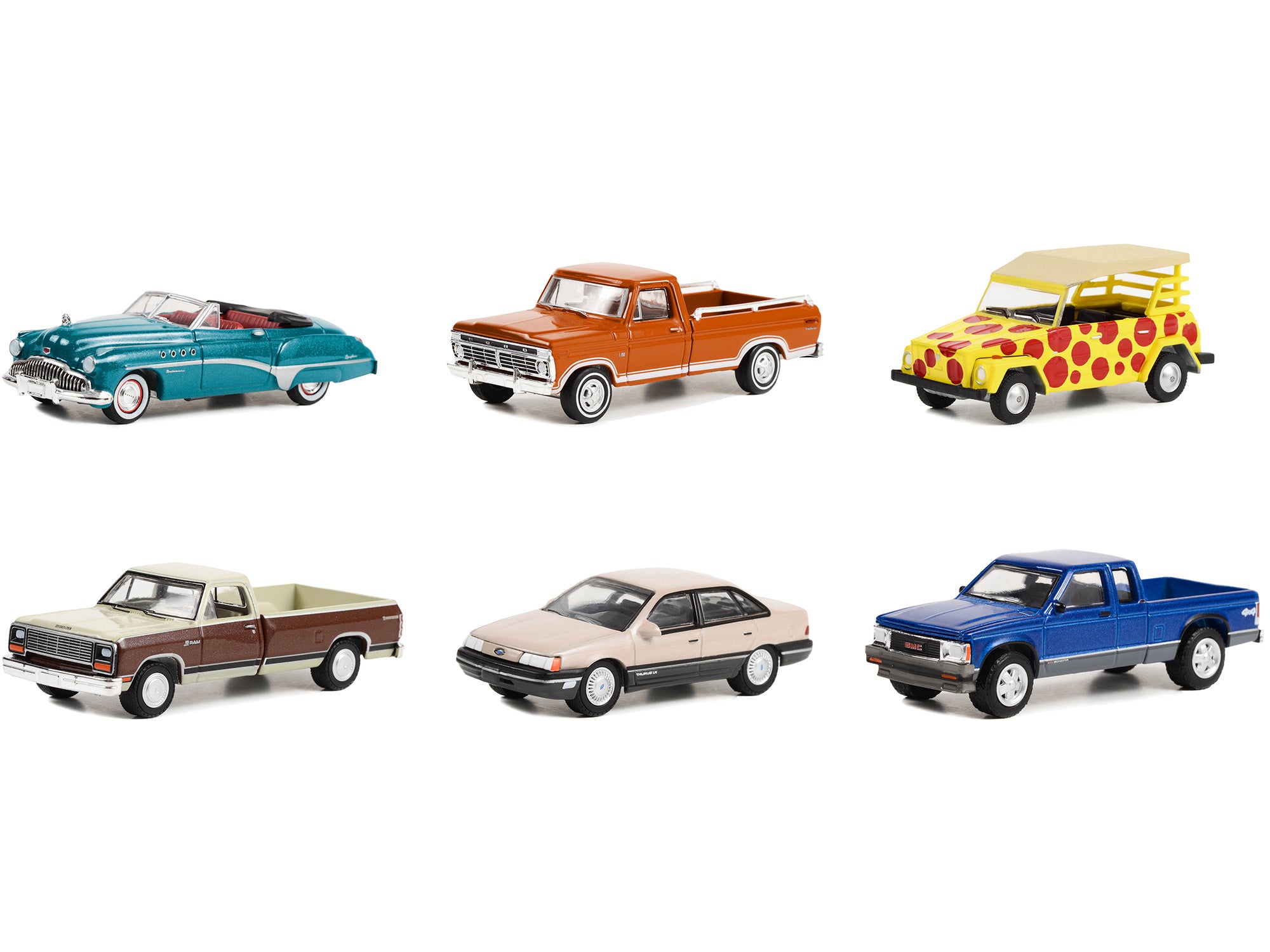 "Vintage Ad Cars" Set of 6 pieces Series 8 1/64 Diecast Model Cars by Greenlight