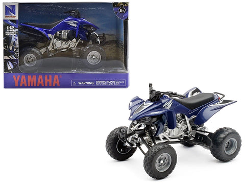 Yamaha YFZ 450 ATV Blue 1/12 Diecast Model by New Ray