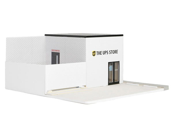 The UPS Store Diorama "Mechanic's Corner" for 1/64 Scale Models by Greenlight