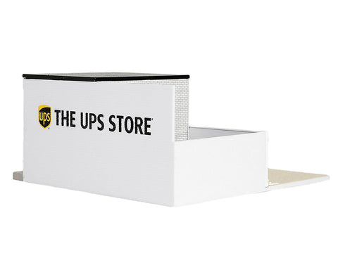 The UPS Store Diorama "Mechanic's Corner" for 1/64 Scale Models by Greenlight