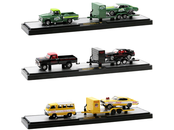 Auto Haulers "Sodas" Set of 3 pieces Release 22 Limited Edition to 8400 pieces Worldwide 1/64 Diecast Models by M2 Machines