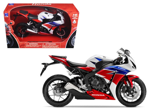 2016 Honda CBR100RR Red/White/Blue/Black Motorcycle Model 1/12 by New Ray