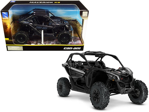 CAN-AM Maverick X3 ATV Triple Black 1/18 Diecast Model by New Ray