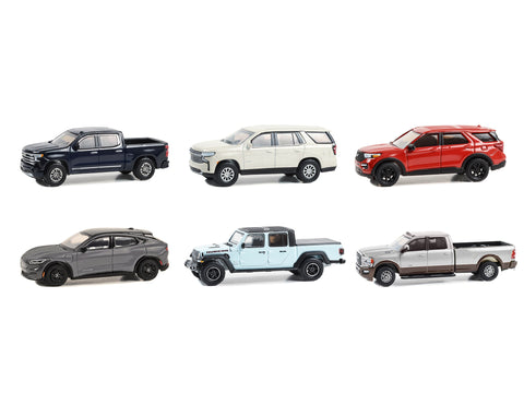 "Showroom Floor" Set of 6 Cars Series 4 1/64 Diecast Model Cars by Greenlight